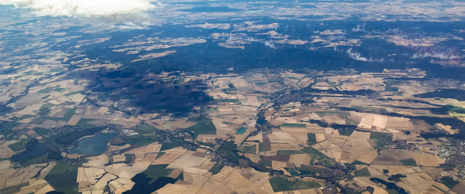 Satellite view of landscape